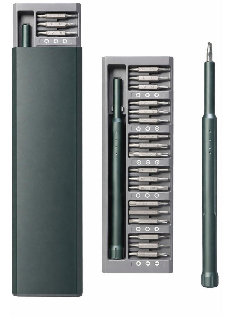 CAZADORA 72 in 1 Precision Screwdriver Set Magnetic Mini Screwdriver Repair Tool Kit with Aluminum Case, Professional Stainless Steel S2 Alloy Bits, Rotating Non-Slip Handle, Portable Screwdriver Set for Mobile Phones, Watches, Eyeglasses, Laptops, Cameras, Electronics Repair, PC, Tablets, Gaming Consoles, Household and Professional Maintenance Tools, Compact Lightweight Design, Durable Anti-Rust Silver Finish, High Precision Repair Kit with Storage Case, Ideal for Home, Office, Technicians, DIY and Daily Repair Needs by Cazadora - Image 3